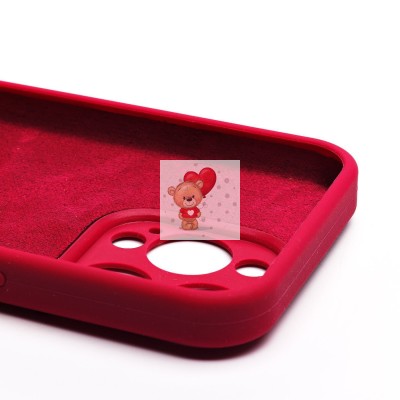 Чехол-накладка для Apple iPhone 15 Pro (бордовый) ORG Soft Touch с закрытой камерой Чехол-накладка для Apple iPhone 15 Pro (бордовый) ORG Soft Touch с закрытой камерой