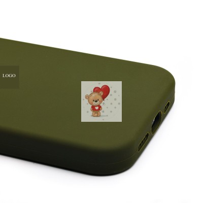 Чехол-накладка для Apple iPhone 15 Pro (темно-зеленый) ORG Soft Touch с закрытой камерой Чехол-накладка для Apple iPhone 15 Pro (темно-зеленый) ORG Soft Touch с закрытой камерой