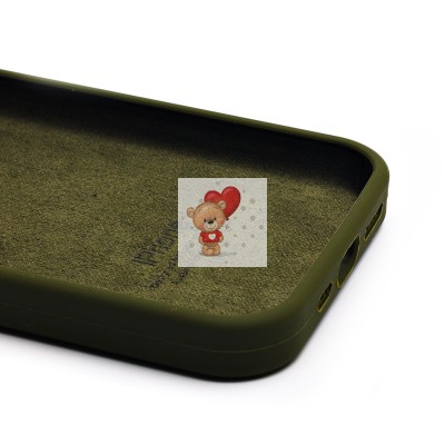 Чехол-накладка для Apple iPhone 15 Pro (темно-зеленый) ORG Soft Touch с закрытой камерой Чехол-накладка для Apple iPhone 15 Pro (темно-зеленый) ORG Soft Touch с закрытой камерой