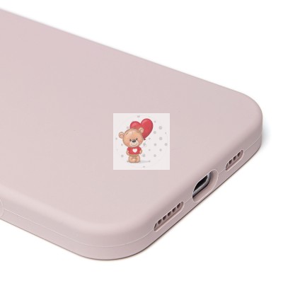 Чехол-накладка для Apple iPhone 16 Plus (бежевый) ORG Soft Touch с закрытой камерой