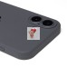 Чехол-накладка для Apple iPhone 16 Plus (темно-серый) ORG Soft Touch с закрытой камерой