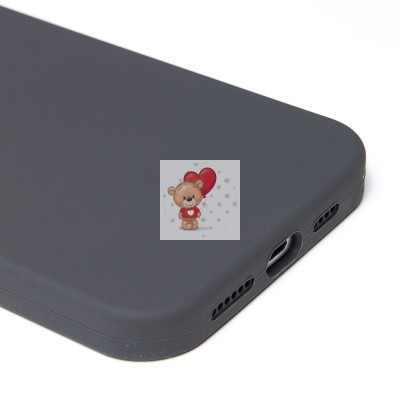 Чехол-накладка для Apple iPhone 16 Plus (темно-серый) ORG Soft Touch с закрытой камерой