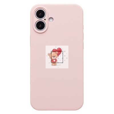 Чехол-накладка для Apple iPhone 16 Plus (песочный розовый) ORG Soft Touch с закрытой камерой Чехол-накладка для Apple iPhone 16 Plus (песочный розовый) ORG Soft Touch с закрытой камерой