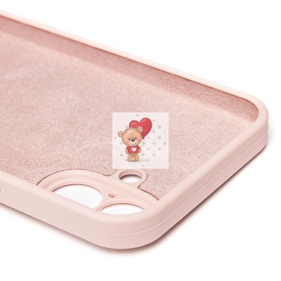 Чехол-накладка для Apple iPhone 16 Plus (песочный розовый) ORG Soft Touch с закрытой камерой