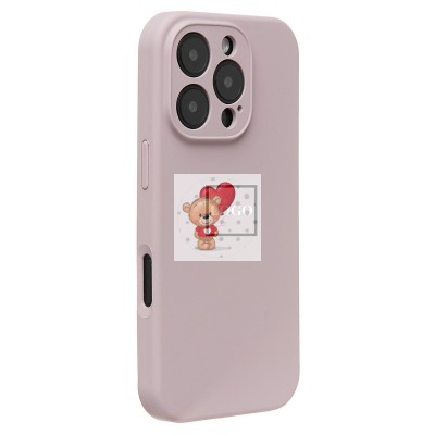 Чехол-накладка для Apple iPhone 16 Pro (бежевый) ORG Soft Touch с закрытой камерой