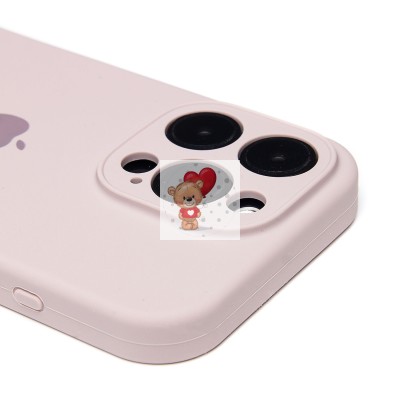 Чехол-накладка для Apple iPhone 16 Pro (бежевый) ORG Soft Touch с закрытой камерой