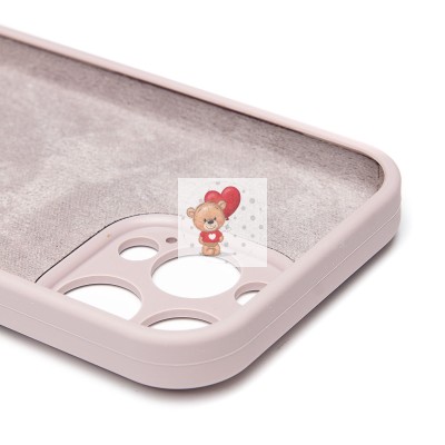 Чехол-накладка для Apple iPhone 16 Pro (бежевый) ORG Soft Touch с закрытой камерой