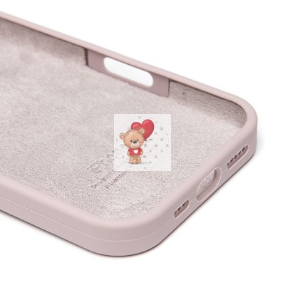 Чехол-накладка для Apple iPhone 16 Pro (бежевый) ORG Soft Touch с закрытой камерой