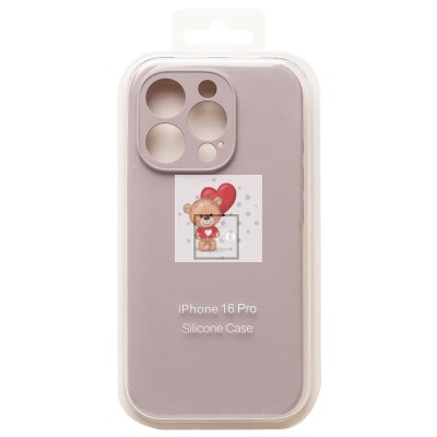 Чехол-накладка для Apple iPhone 16 Pro (бежевый) ORG Soft Touch с закрытой камерой