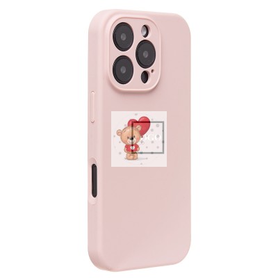 Чехол-накладка для Apple iPhone 16 Pro (песочный розовый) ORG Soft Touch с закрытой камерой Чехол-накладка для Apple iPhone 16 Pro (песочный розовый) ORG Soft Touch с закрытой камерой