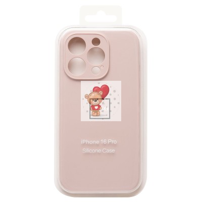 Чехол-накладка для Apple iPhone 16 Pro (песочный розовый) ORG Soft Touch с закрытой камерой Чехол-накладка для Apple iPhone 16 Pro (песочный розовый) ORG Soft Touch с закрытой камерой