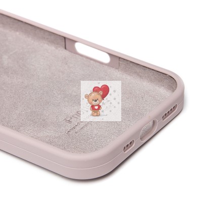 Чехол-накладка для Apple iPhone 16 (бежевый) ORG Soft Touch с закрытой камерой