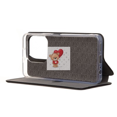 Чехол-книжка для Honor X6c (черный) BC002 Чехол-книжка для Honor X6c (черный) BC002