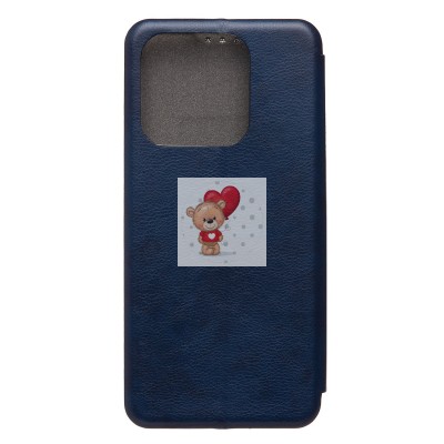 Чехол-книжка для Honor X6c (голубой) BC002 Чехол-книжка для Honor X6c (голубой) BC002