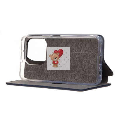 Чехол-книжка для Honor X6c (голубой) BC002 Чехол-книжка для Honor X6c (голубой) BC002