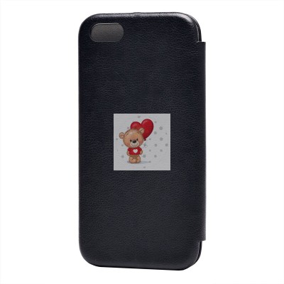 Чехол-книжка для Honor 7S (черный) открытие в бок BC002 Чехол-книжка для Honor 7S (черный) открытие в бок BC002