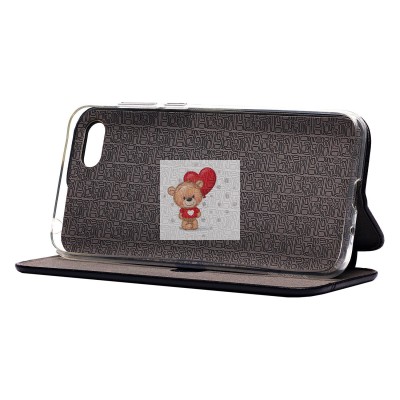 Чехол-книжка для Honor 7S (черный) открытие в бок BC002 Чехол-книжка для Honor 7S (черный) открытие в бок BC002