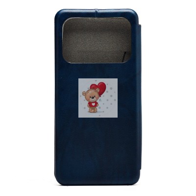 Чехол-книжка для Tecno Spark 40 (голубой) BC002 Чехол-книжка для Tecno Spark 40 (голубой) BC002