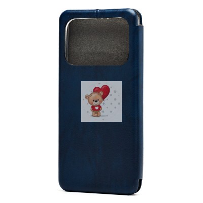 Чехол-книжка для Tecno Spark 40 (голубой) BC002 Чехол-книжка для Tecno Spark 40 (голубой) BC002