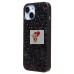 Чехол-накладка для Apple iPhone 15 россыпь кристаллов (черный) PC071 POSH SHINE Чехол-накладка для Apple iPhone 15 россыпь кристаллов (черный) PC071 POSH SHINE