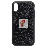 Чехол-накладка для Apple iPhone XR россыпь кристаллов (черный) PC071 POSH SHINE Чехол-накладка для Apple iPhone XR россыпь кристаллов (черный) PC071 POSH SHINE