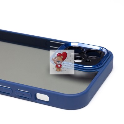 Чехол-накладка для Apple iPhone 12 (голубой) PC090