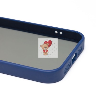 Чехол-накладка для Apple iPhone 12 (голубой) PC090