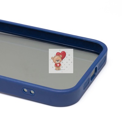 Чехол-накладка для Apple iPhone 12 (голубой) PC090