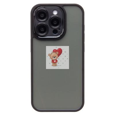 Чехол-накладка для Apple iPhone 15 Pro (черный) PC090