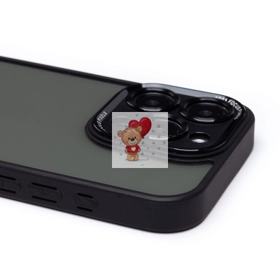 Чехол-накладка для Apple iPhone 15 Pro (черный) PC090 Чехол-накладка для Apple iPhone 15 Pro (черный) PC090