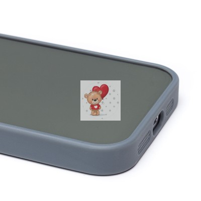 Чехол-накладка для Apple iPhone 15 Pro (серый) PC090