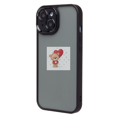 Чехол-накладка для Apple iPhone 15 (черный) PC090