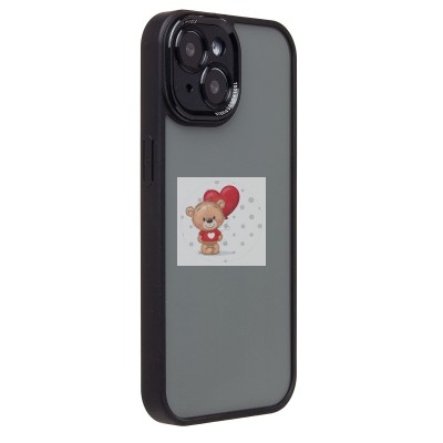 Чехол-накладка для Apple iPhone 15 (черный) PC090