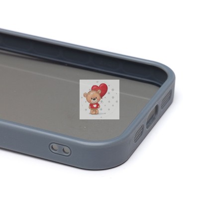 Чехол-накладка для Apple iPhone 15 (серый) PC090