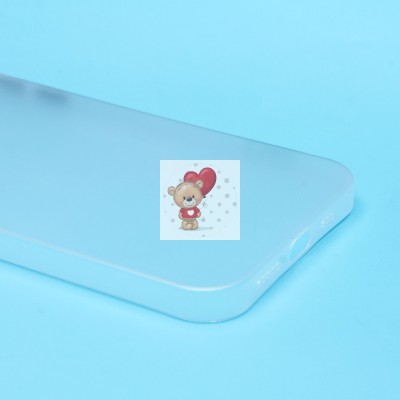 Чехол-накладка для Apple iPhone 12/iPhone 12 Pro (матово-прозрачный/белый) PC091 Чехол-накладка для Apple iPhone 12/iPhone 12 Pro (матово-прозрачный/белый) PC091