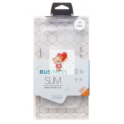 Чехол-накладка для Apple iPhone 12/iPhone 12 Pro (матово-прозрачный/белый) PC091 Чехол-накладка для Apple iPhone 12/iPhone 12 Pro (матово-прозрачный/белый) PC091