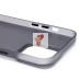 Чехол-накладка для Apple iPhone 14 Pro Max (матово-прозрачный/черный)PC091