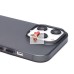Чехол-накладка для Apple iPhone 14 Pro (матово-прозрачный/черный) PC091
