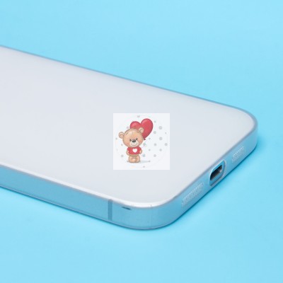 Чехол-накладка для Apple iPhone 15 Pro Max (матово-прозрачный/белый) PC091 Чехол-накладка для Apple iPhone 15 Pro Max (матово-прозрачный/белый) PC091