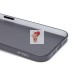 Чехол-накладка для Apple iPhone 15 (матово-прозрачный/черный) PC091