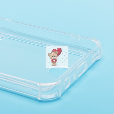 Чехол-накладка с картхолдером для Samsung Galaxy A24 4G (прозрачный) SC276