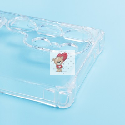 Чехол-накладка с картхолдером для Samsung Galaxy A24 4G (прозрачный) SC276