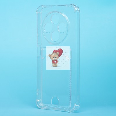 Чехол-накладка с картхолдером для Tecno Spark 30C 4G (прозрачный) SC276