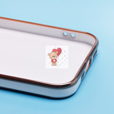 Чехол-накладка для Apple iPhone 15 Pro (белый) SC301