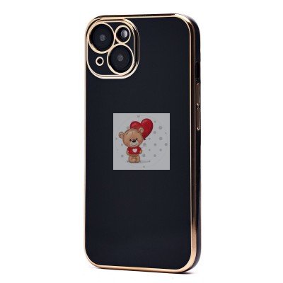 Чехол-накладка для Apple iPhone 15 (черный) SC301