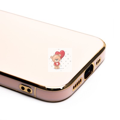 Чехол-накладка для Apple iPhone 15 (светло-розовый) SC301