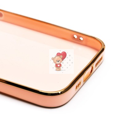 Чехол-накладка для Apple iPhone 15 (светло-розовый) SC301