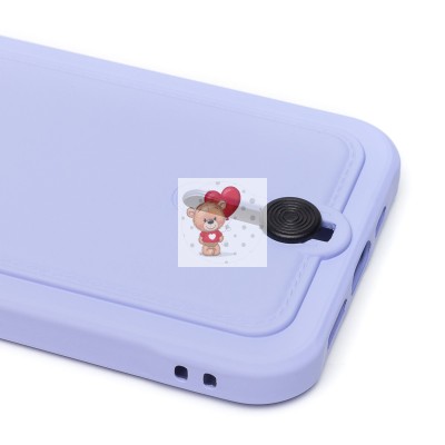 Чехол-накладка с картхолдером для Apple iPhone 14 (светло-фиолетовый) SC304