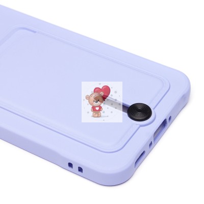 Чехол-накладка с картхолдером для Samsung Galaxy A56 5G (светло-фиолетовый) SC304