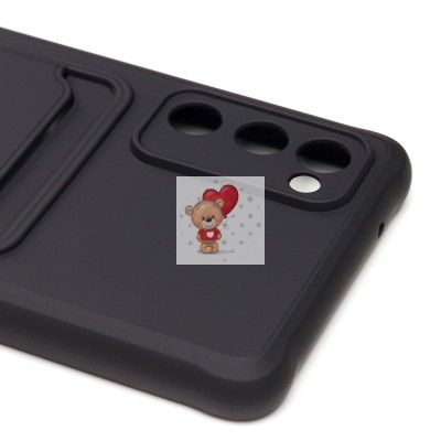 Чехол-накладка с картхолдером для Samsung SM-G780 Galaxy S20FE (черный) SC304